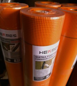 SIATKA PODTYNKOWA HERMES 160g ORANGE 50mb x 1m szer.